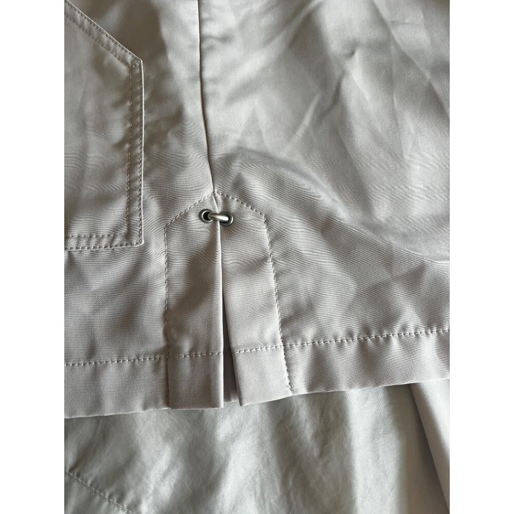 Fitz-Wright Beige Hooded Jacket M Polyester & Nyl… - image 8